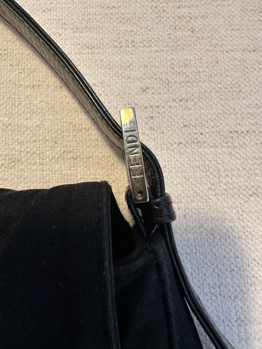 Fendi Mama Baguette Vintage Neoprene Black - Picture 3 of 9